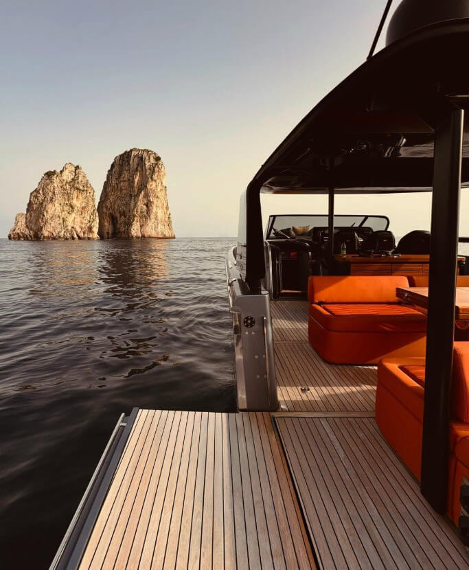 cranchi boat 46 ft sorrento italy