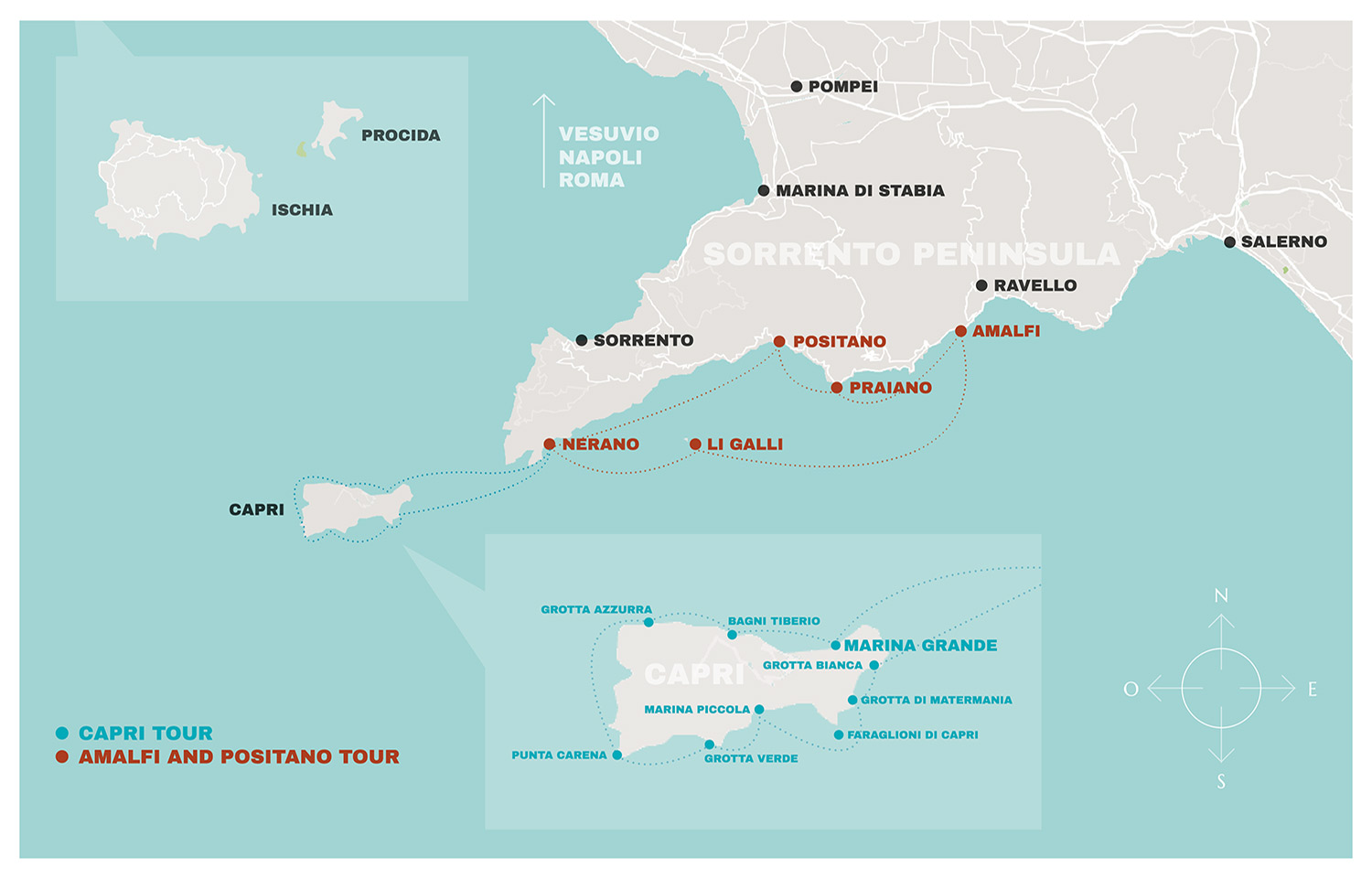 Mappa - Yacht Club Sorrento